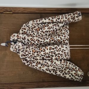 Cropped Animal print Jacket